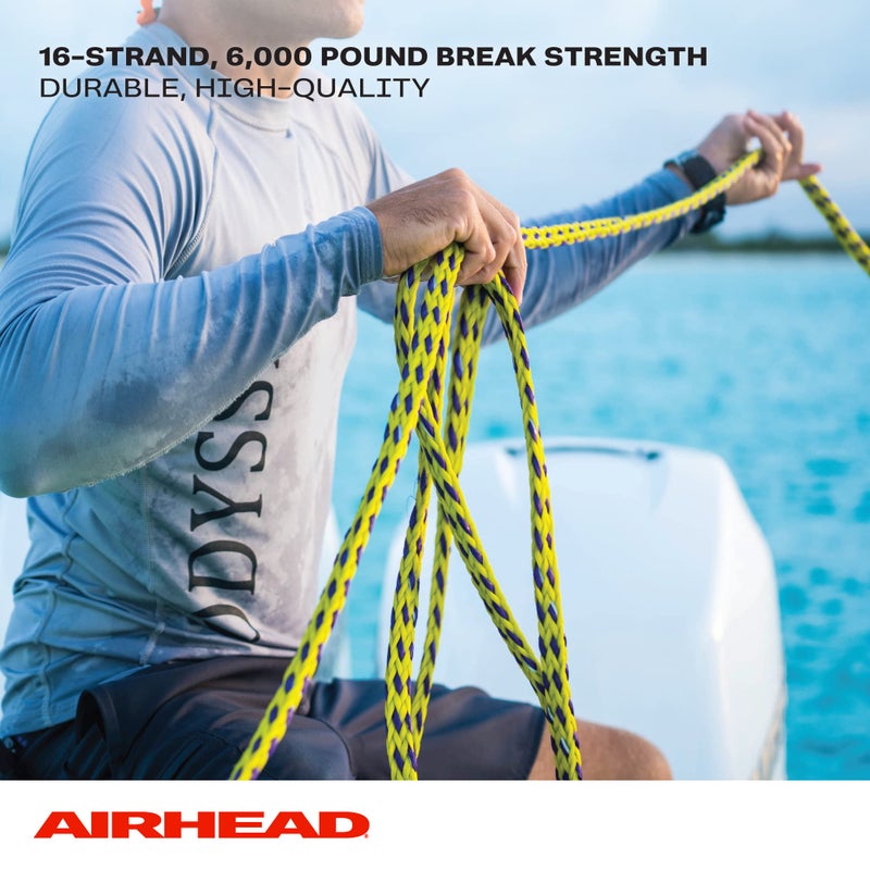 Airhead Reflective Tow Rope for 1-6 Rider Towable Tubes, 60-Feet - Image 4